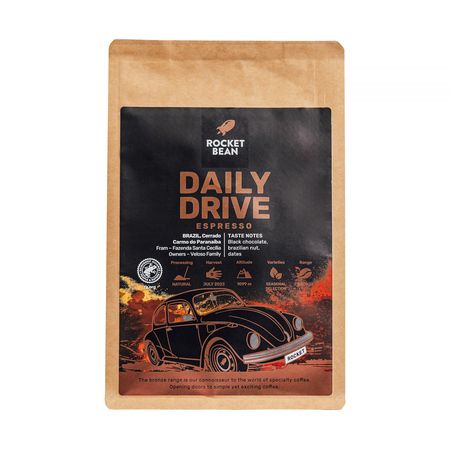 Rocket Bean Kawa ziarnista Daily Drive Brazylia Natural Espresso 200 g - kawa