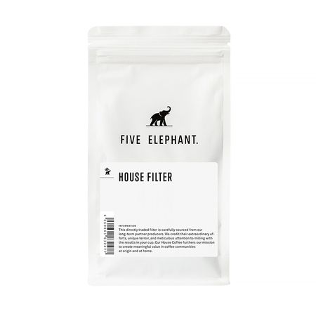 Five Elephant Kawa ziarnista House Blend Filter 250 g - kawa