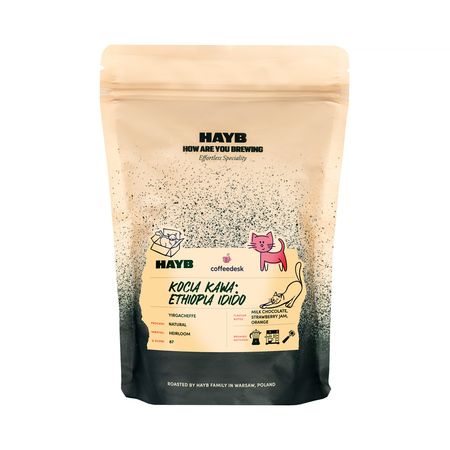 Hayb Kawa ziarnista Kocia Kawa Etiopia Idido Espresso 250 g - kawa