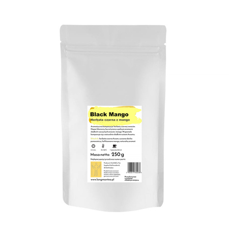Long Man Tea - herbata czarna sypana Black Mango 250 g