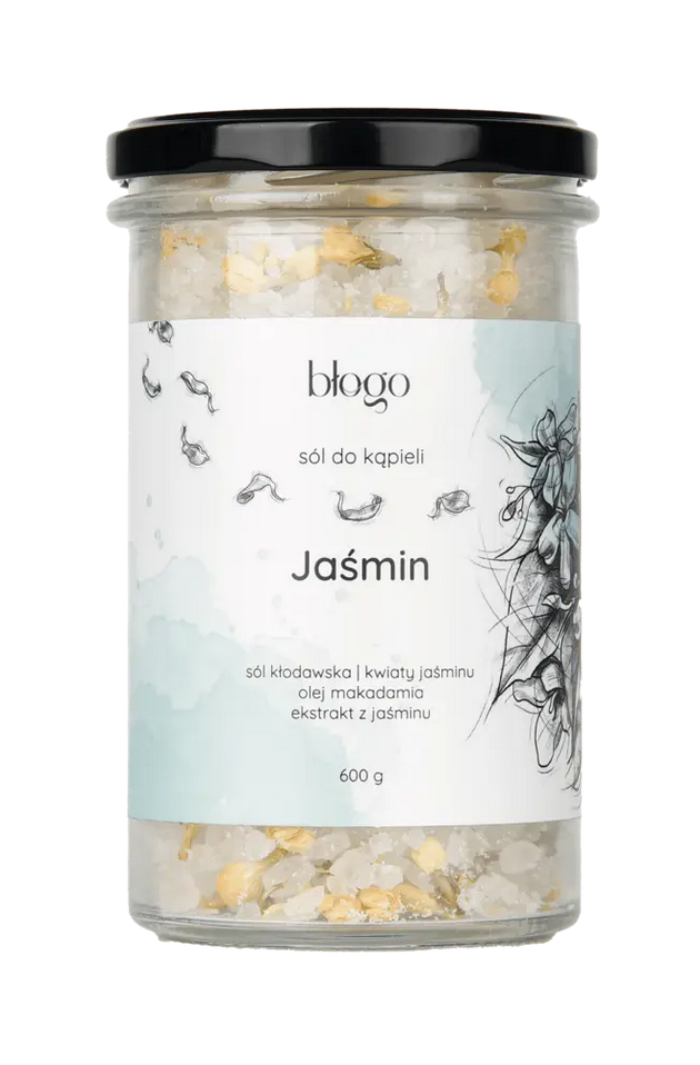Sól do kąpieli Jaśmin, 600 g Błogo