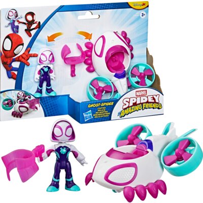 Figurka HASBRO Marvel Spidey i super-kumple Ghost-Spider pojazd G24595X0