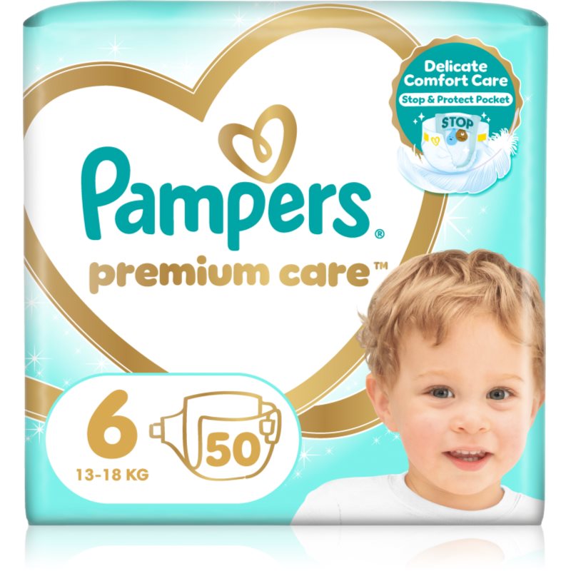 Pampers Premium Care Size 6 pieluchy jednorazowe 13-18 kg 50 szt.