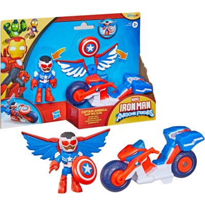 Figurka HASBRO Disney Junior Iron Man i Super Ekipa Kapitan Ameryka G26915X0