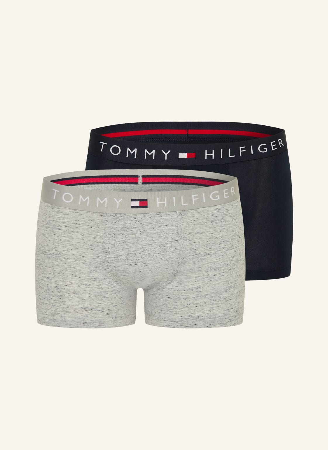 Tommy Hilfiger 3-Pak Bokserek grau