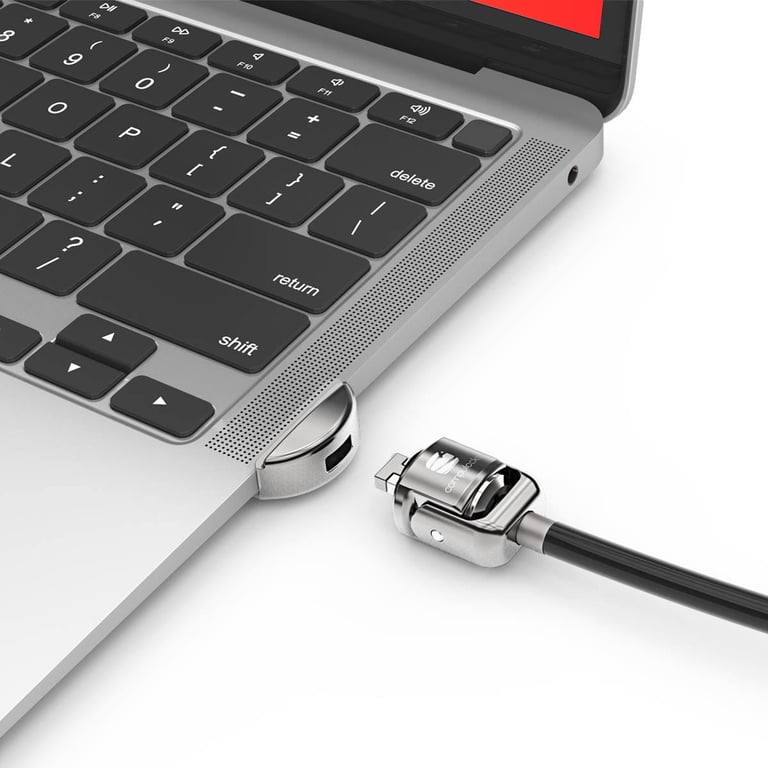 Compulocks MACBOOK AIR T-SLOT LEDGE LOCK ADAPTER WITH KEYED CABLE LOCK Bezpieczeństwo antywirusowe MBALDG03KL