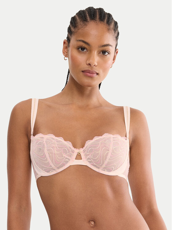 Triumph Biustonosz balkonetka Waves Of Glow 10226332 Beżowy