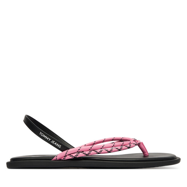 Sandały Tommy Jeans Tjw Casual Rope Sandal EN0EN02951 Różowy