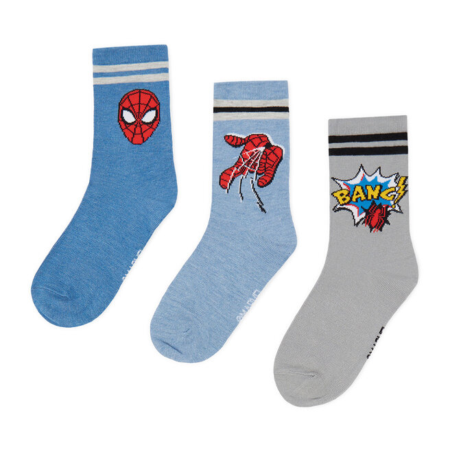 Skarpety długie Spiderman Ultimate CEO-ACCCS-SS26-307SPRMV(3-PACK) Kolorowy