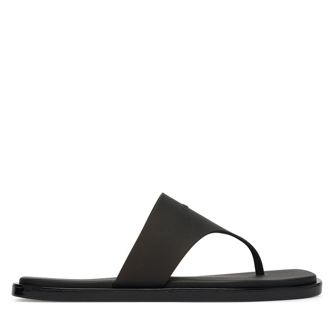 Japonki Calvin Klein Jelly Sandal Thong Mat Tran Tpu HW0HW02964 Czarny