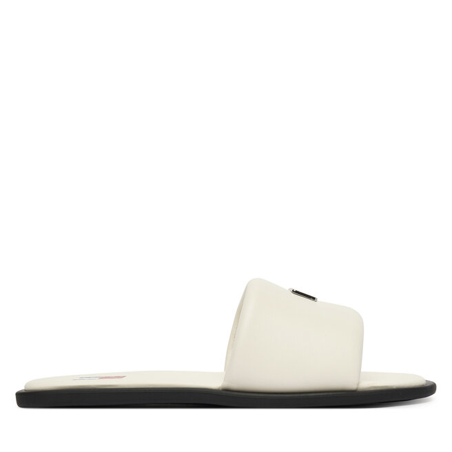 Klapki Tommy Jeans Tjw Soft Padded Casual Slide EN0EN02950 Biały