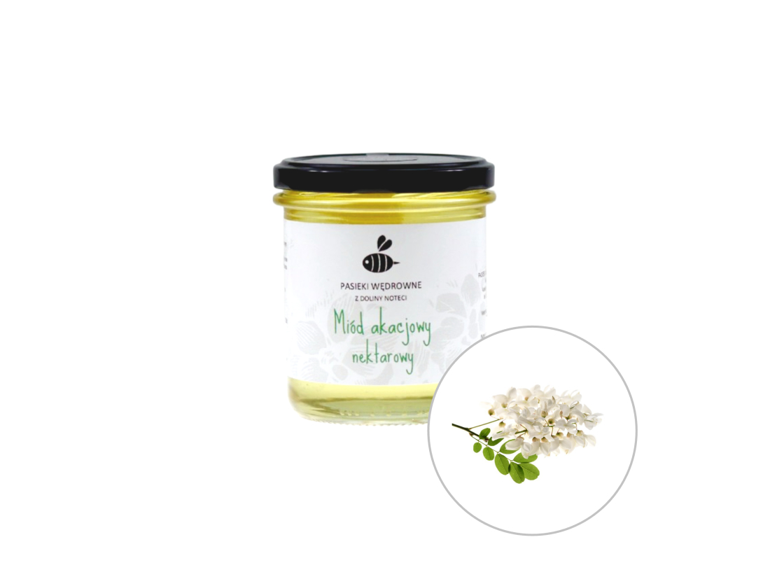 Miód Akacjowy 480g