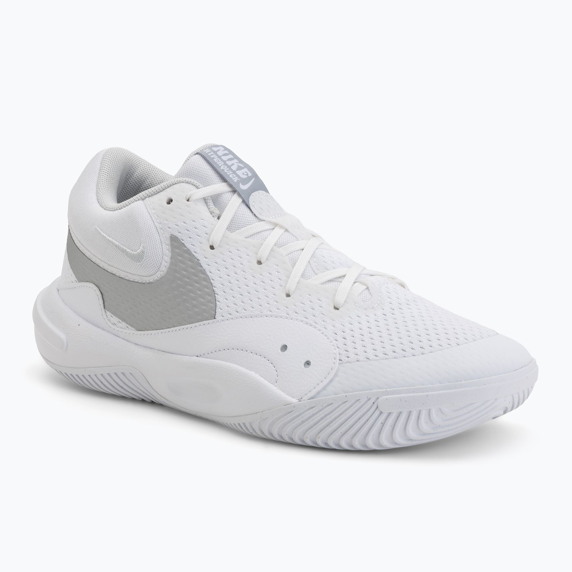 Buty do siatkówki Nike Hyperquick Court Flight white/photon dust/metallic silver WYSYŁKA W 24H 30 DNI NA ZWROT