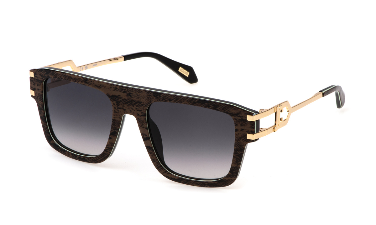 Okulary JUST CAVALLI SJC096-5307TZ. Okulary przeciwsłoneczne, Kolor czarny. Unisex.