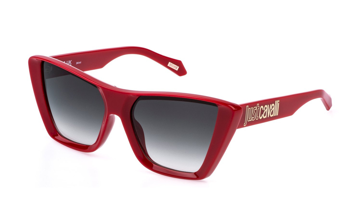 Okulary JUST CAVALLI SJC146-5806XX. Okulary przeciwsłoneczne, Kolor czerwony. Kobieta.