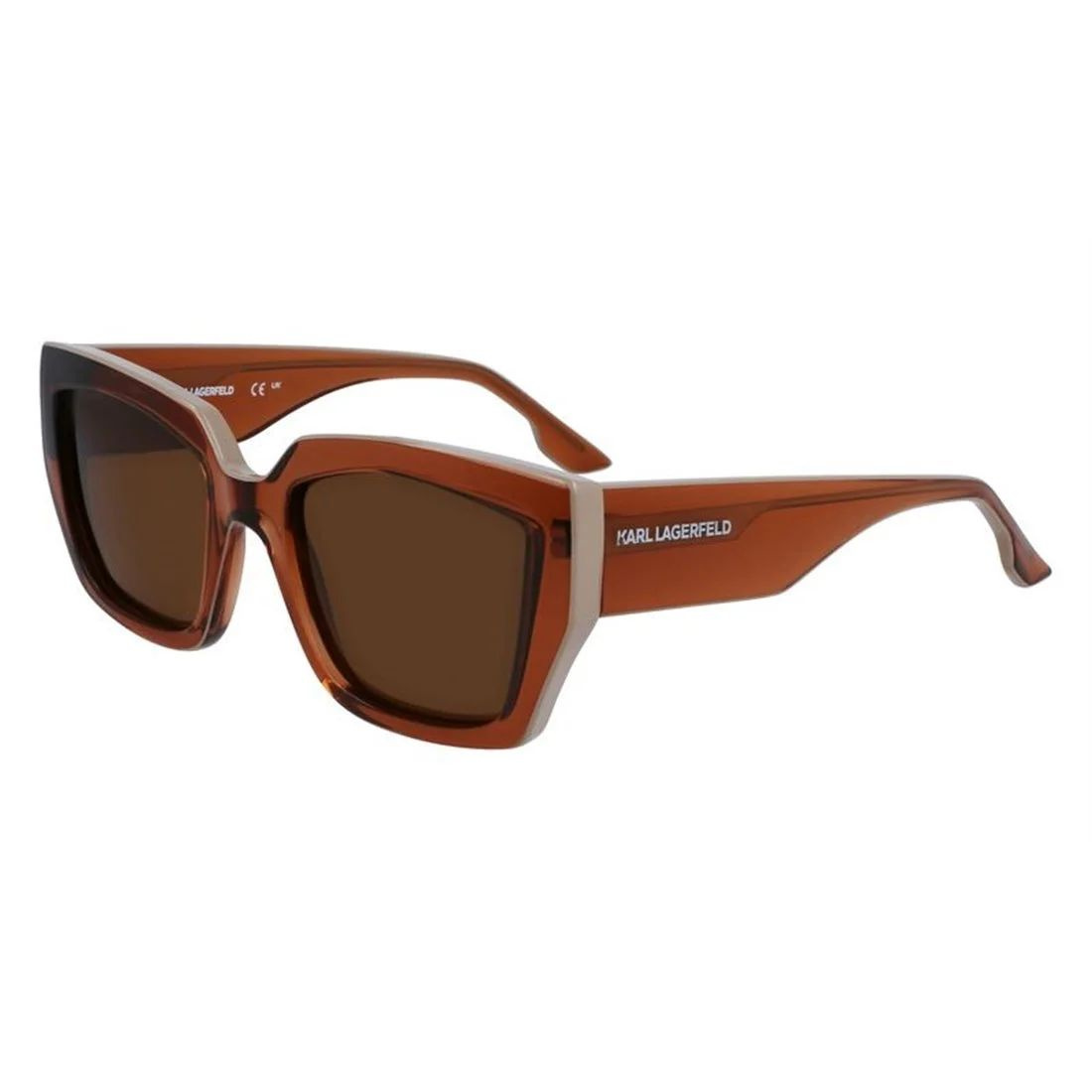 Okulary KARL LAGERFELD KL6143S-246. Okulary przeciwsłoneczne, Kolor brązowy. Kobieta.