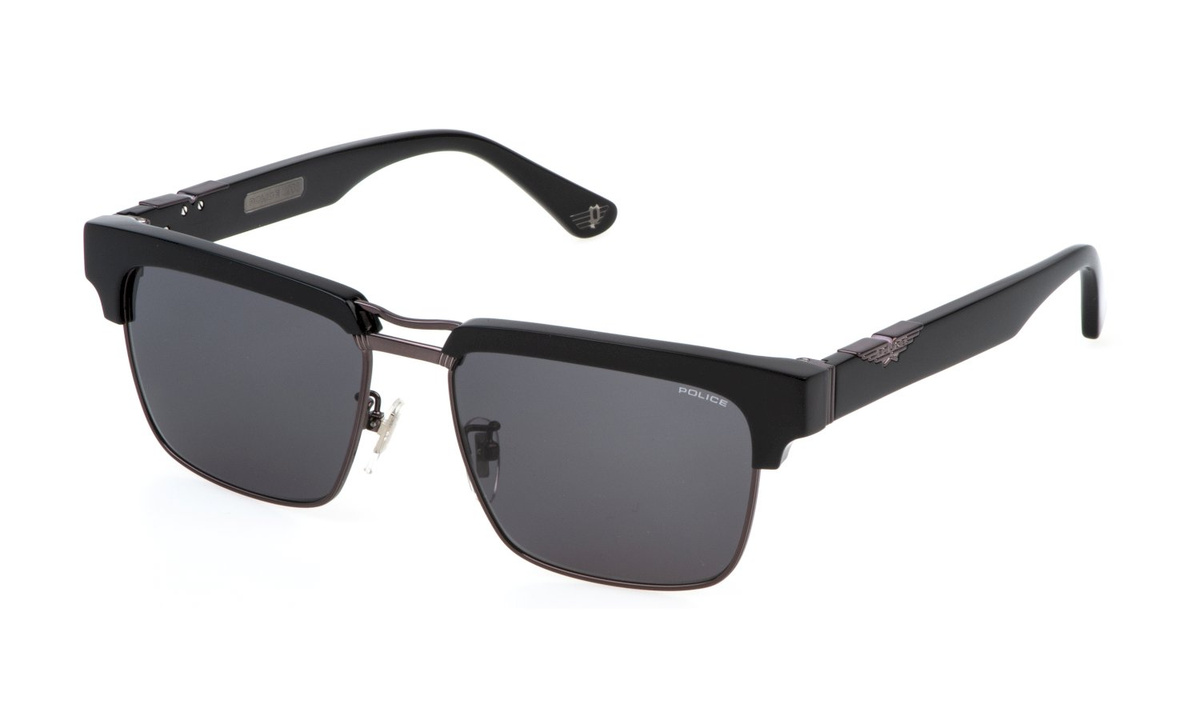 Okulary POLICE SPLP25-550672. Okulary przeciwsłoneczne, Kolor czarny. Mężczyzna.