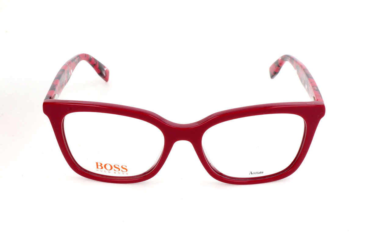 Okulary BOSS BO-0313-8A4. EYEGLASSES, Kolor czerwony. Kobieta.