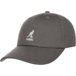 Czapka Bejsbolówka Washed Dad Hat by Kangol, szary, One Size