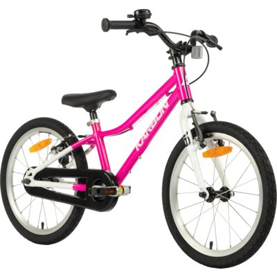 Rower dziecięcy KARBON Superlight 18 cali dla dziewczynki Różowy