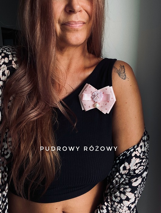 Brosza z kolekcji z wisienkami z kwiatem i perłą Wiśnia