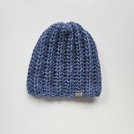 Czapka wełniana niebieska