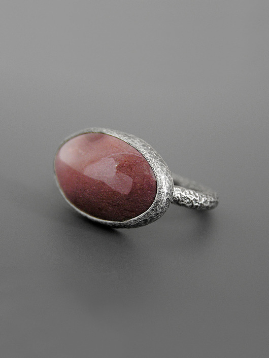 Pierścionek Jaspis, srebro 925