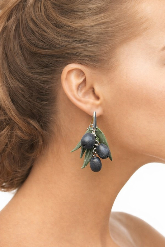 Kolczyki Black Olive/oliwki