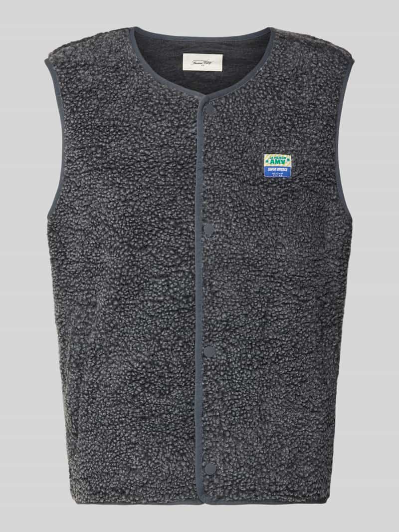 Kamizelka o kroju straight fit z Naszywka z logo model 'Hoktown'