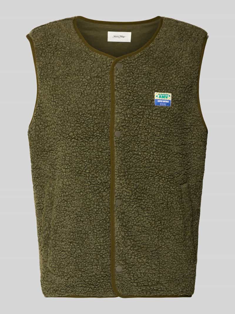 Kamizelka o kroju straight fit z Naszywka z logo model 'Hoktown'