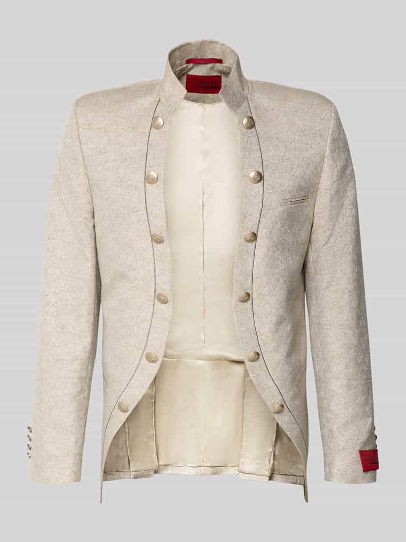 Marynarka ze stójką i listwami guzikowymi