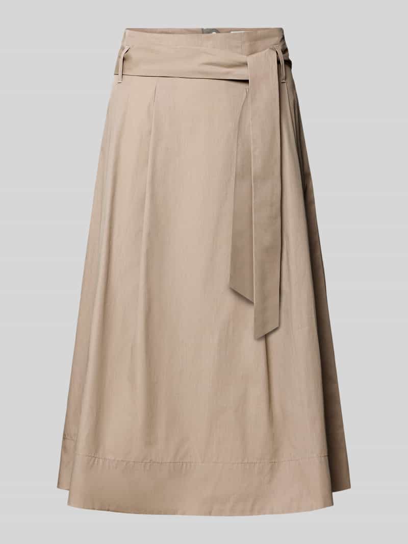 Midispódnica w plisowanym wyglądzie, krój regular fit