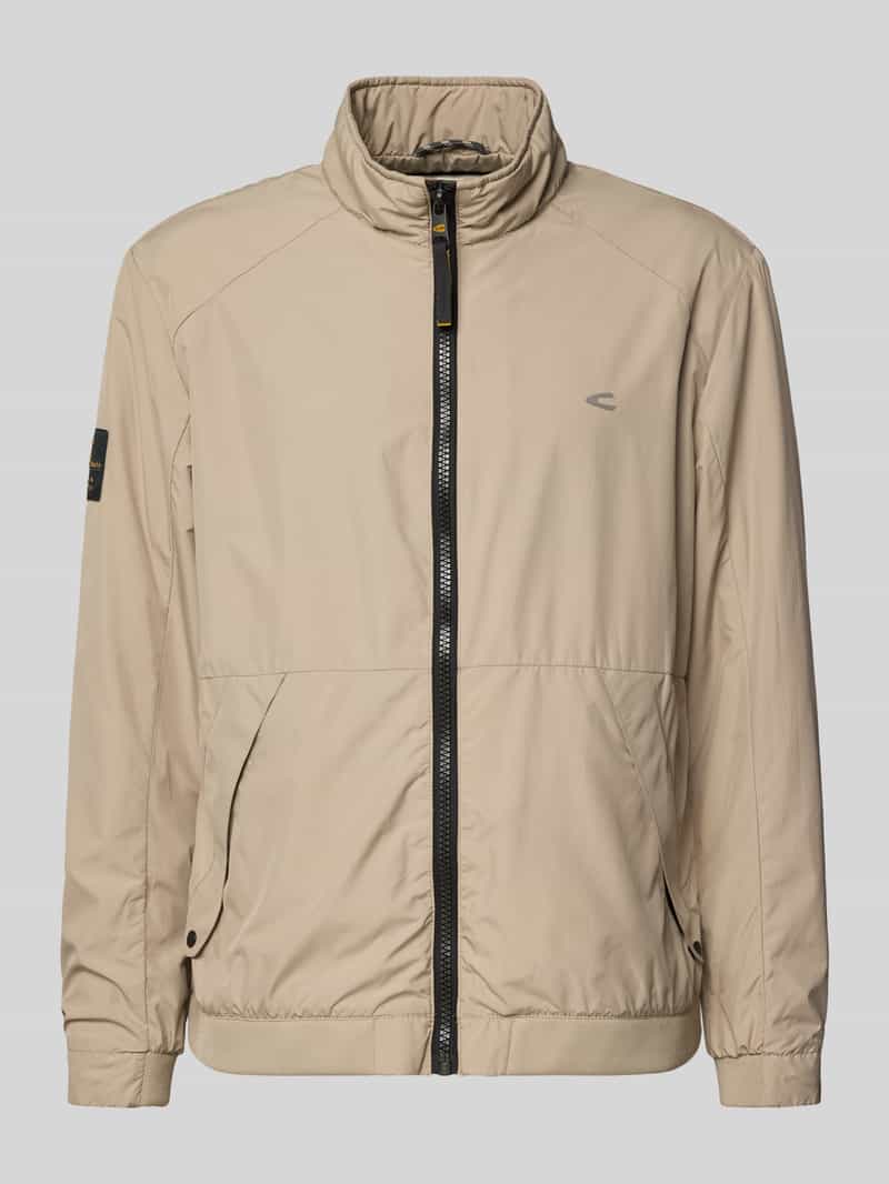 Blouson z nadrukiem logo i stójką