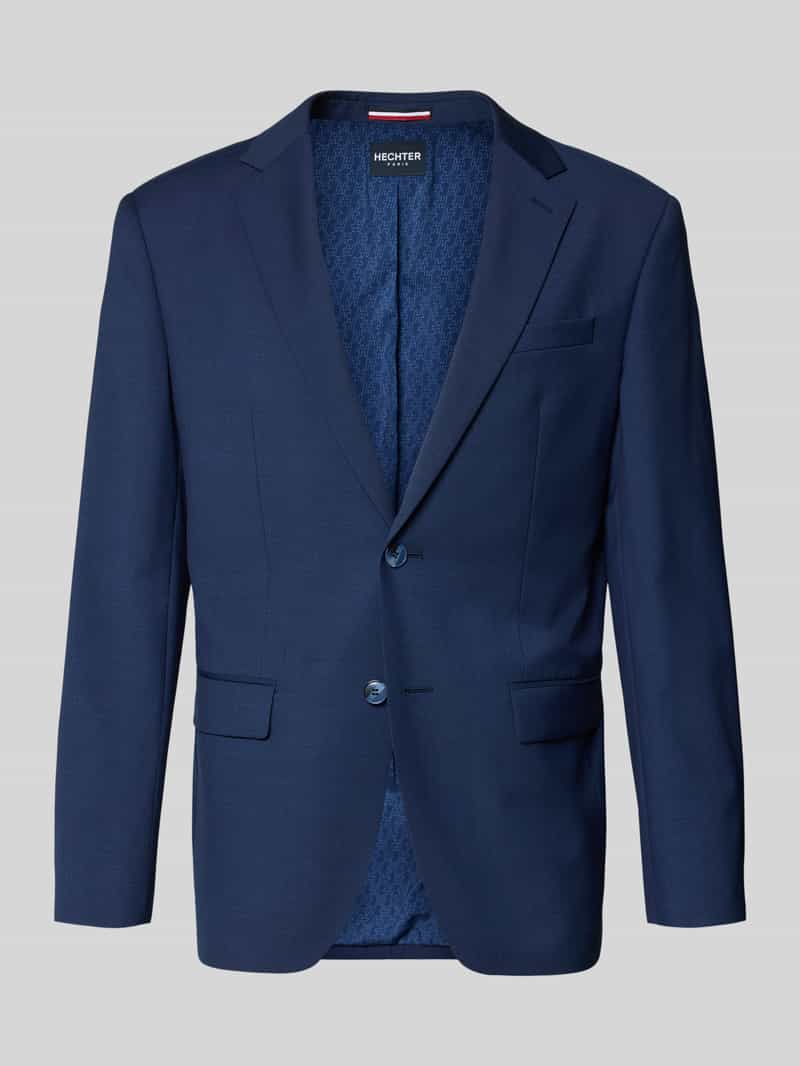 Marynarka garniturowa o kroju regular fit z kołnierzem z klapami