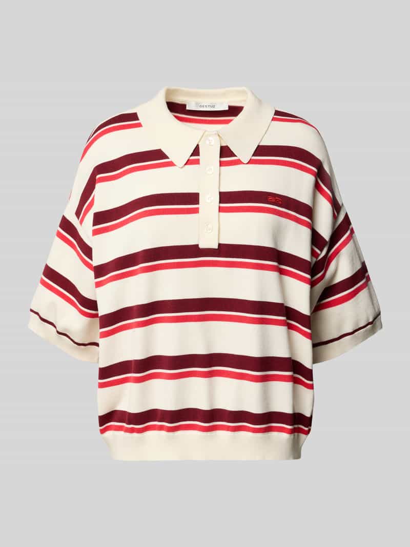 Koszulka polo o kroju relaxed fit z mieszanki wiskozy model 'Taia'