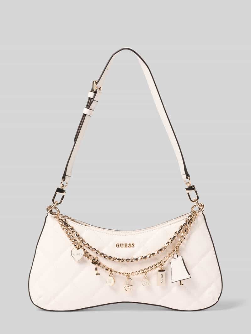 Torba na ramię z detal z logo model 'Libby'