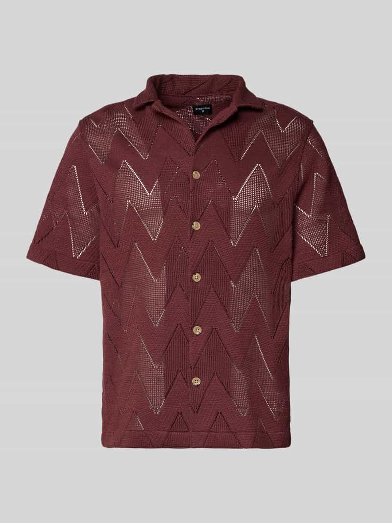 Koszula casual o kroju relaxed fit z domieszką bawełny Model 'Clint'