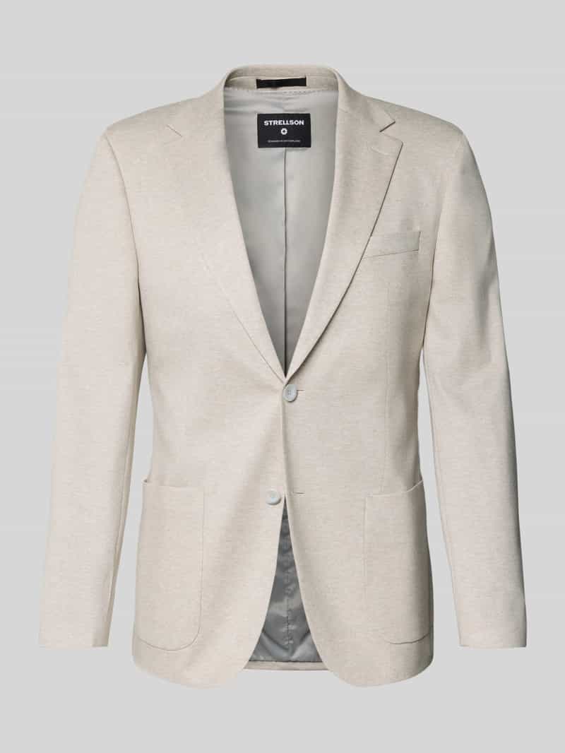 Marynarka garniturowa z mieszanki wiskozy o kroju slim fit model 'ARNDT4-J 2'