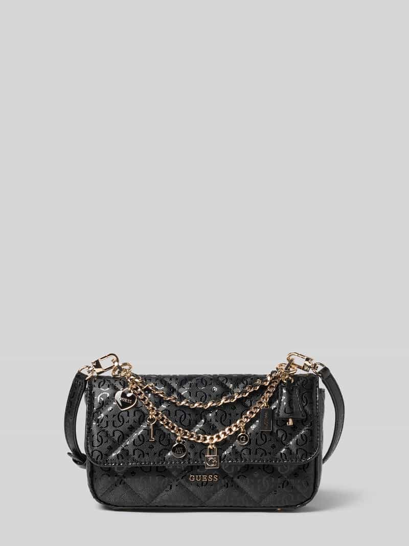 torba na ramię z aplikacją z metką model 'LIBBY'