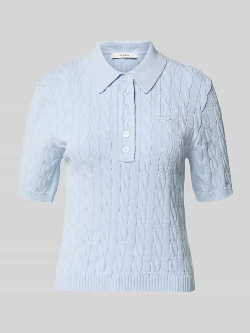 Koszulka polo z mieszanki wiskozy krój slim fit model 'Thilla'
