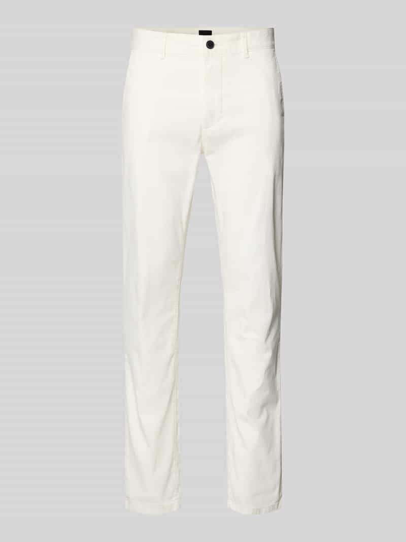 Chinos z mieszanki bawełny w kroju slim fit model 'Chino Slim'