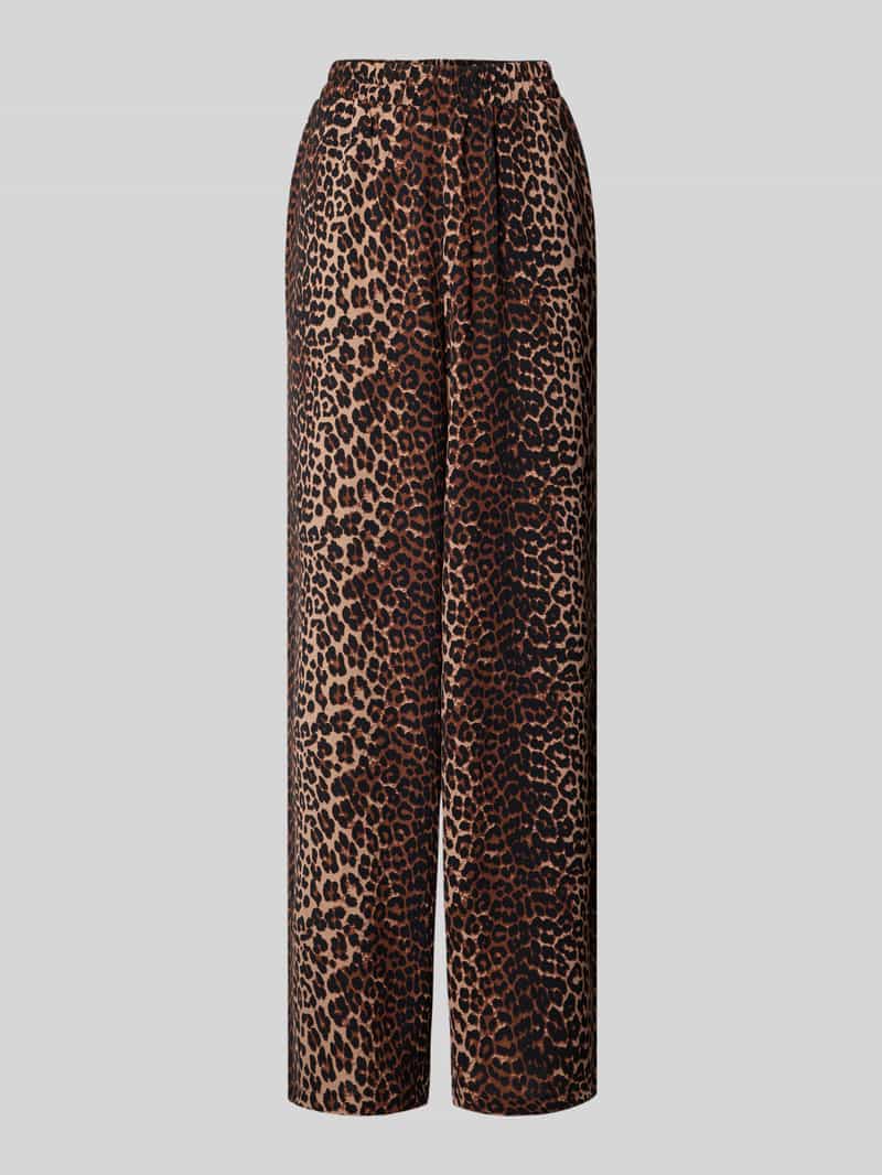 Szerokie spodnie z krepy Model 'TIFFANY'