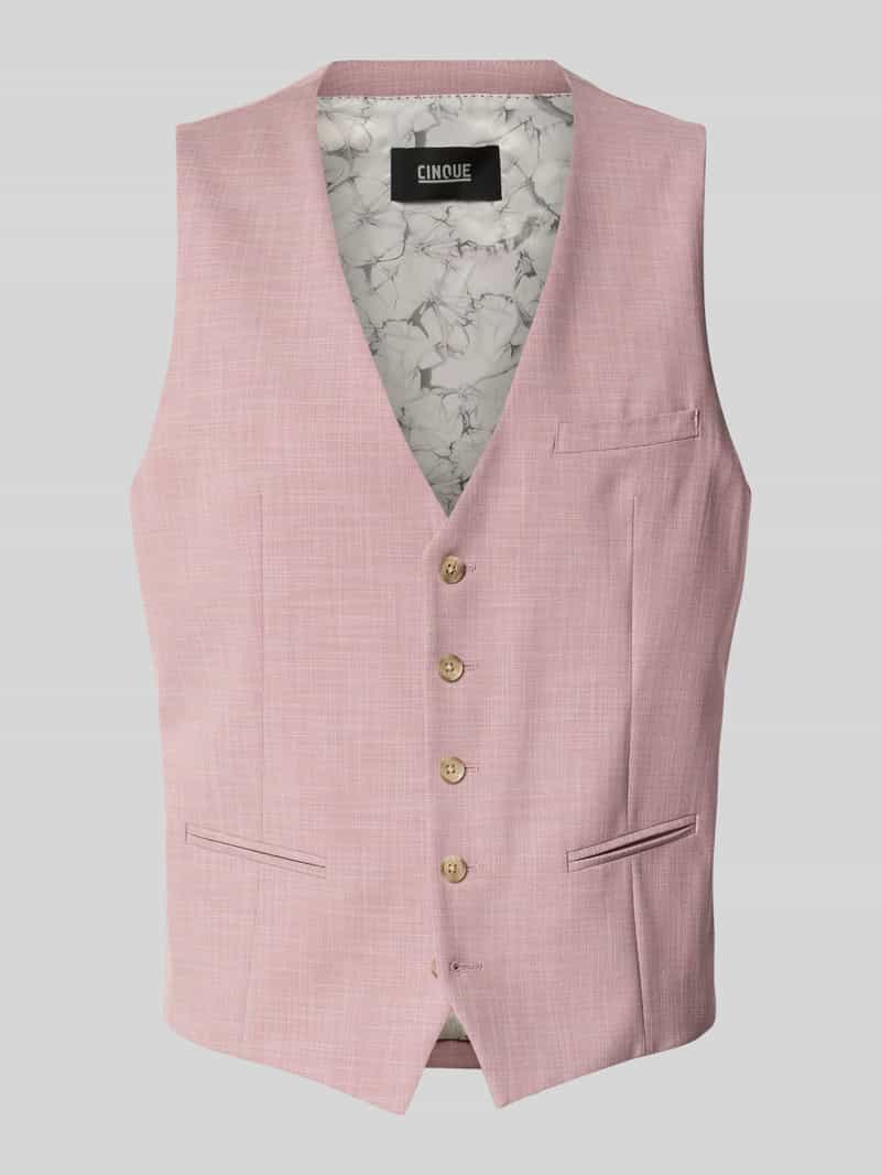 Kamizelka krój regular fit z dodatkiem wiskozy model 'Vitra'