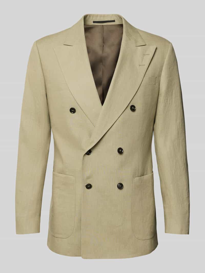 marynarka o kroju slim fit z wiskozy model 'Joachim'