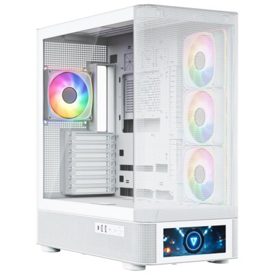 Obudowa MODECOM Volcano AQ 500 ARGB Midi Biały MC-A-AQ500-4FA-W
