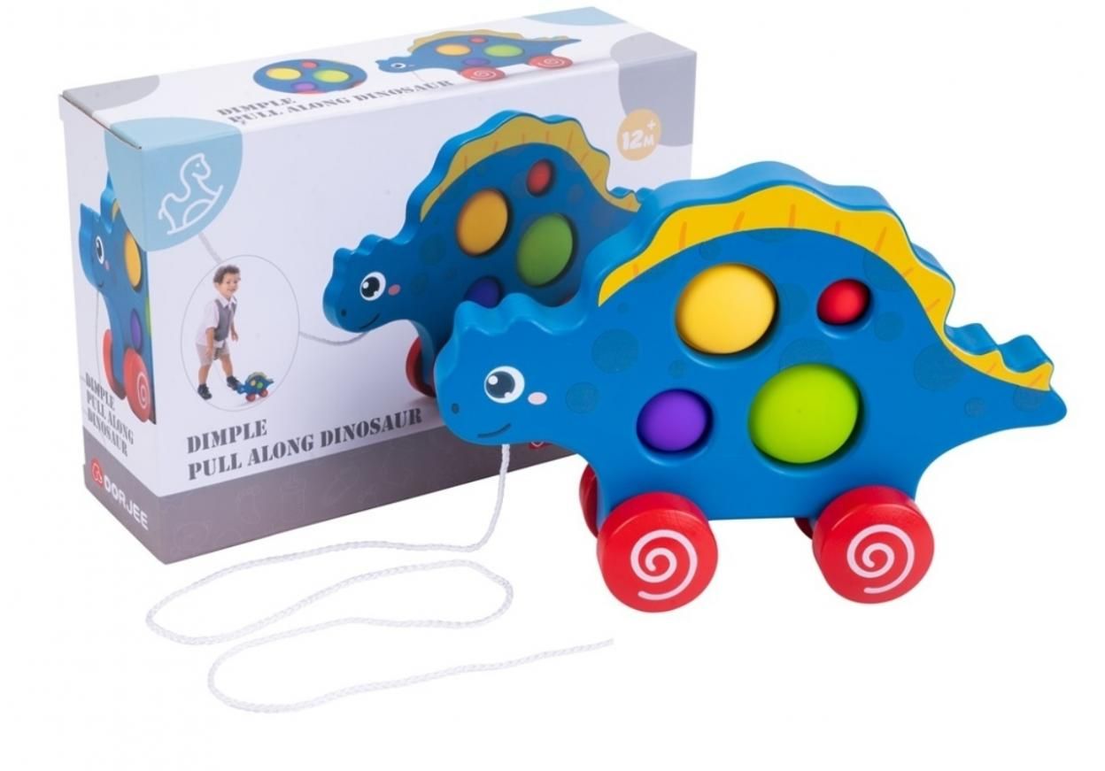 Figurka dinozaura do ciągnięcia Pop It - figurka