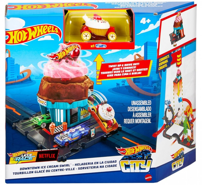 Hot Wheels City Rajdowa lodziarnia Htn77 - model lub pojazd