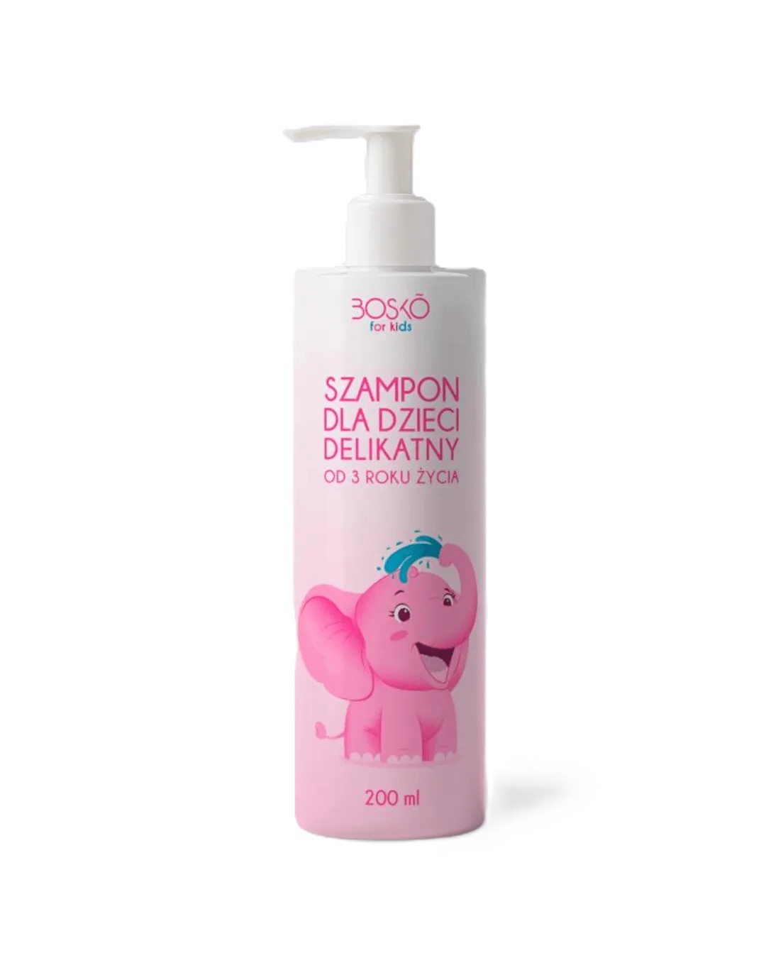 Bosko Cosmetics for Kids Delikatny Szampon dla Dzieci od 3 Roku Życia 200ml