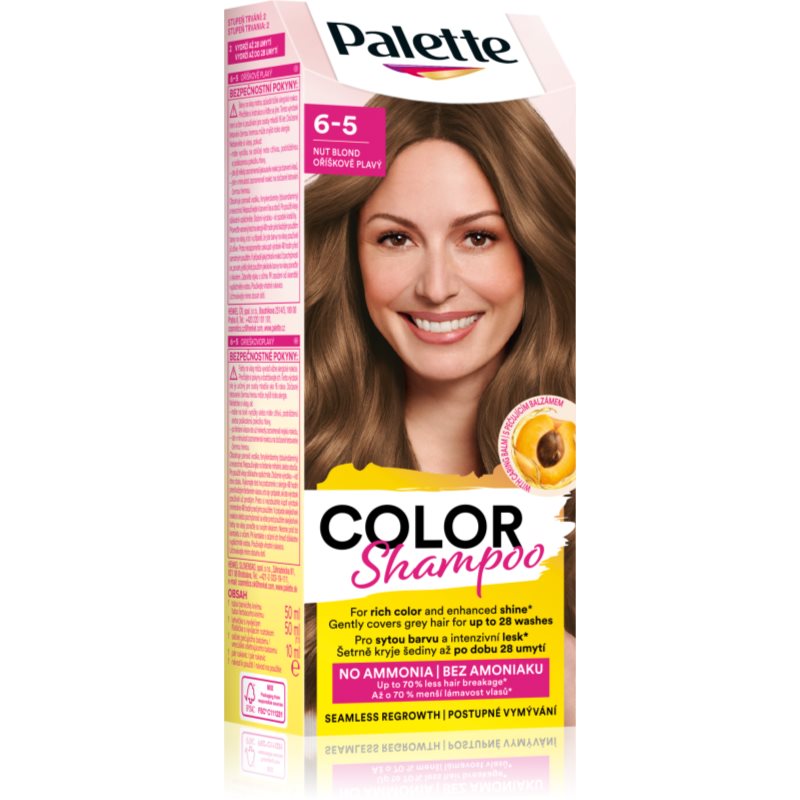 Schwarzkopf Palette Color Shampoo szampon tonujący odcień 6-5 Nut Blond 50 ml