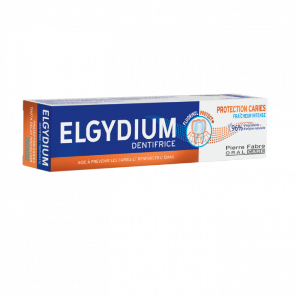 ELGYDIUM Przeciwpróchnicowa pasta do zębów z kompleksem Fluorinol Protect+ (75 ml)